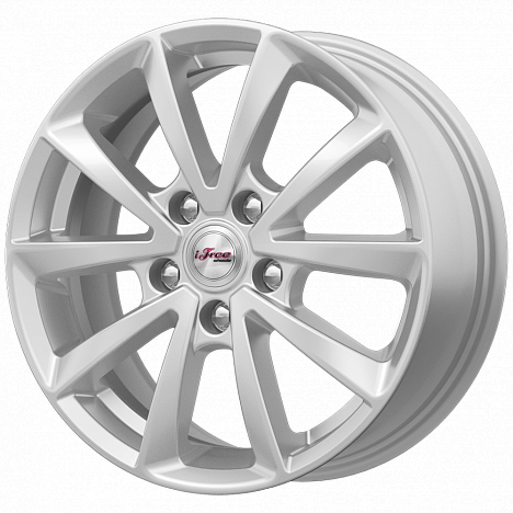 iFree KC907 Скайрим 16x6.5" 5x112мм DIA 57.1мм ET 46мм Нео-классик / Серебристый от магазина Империя шин