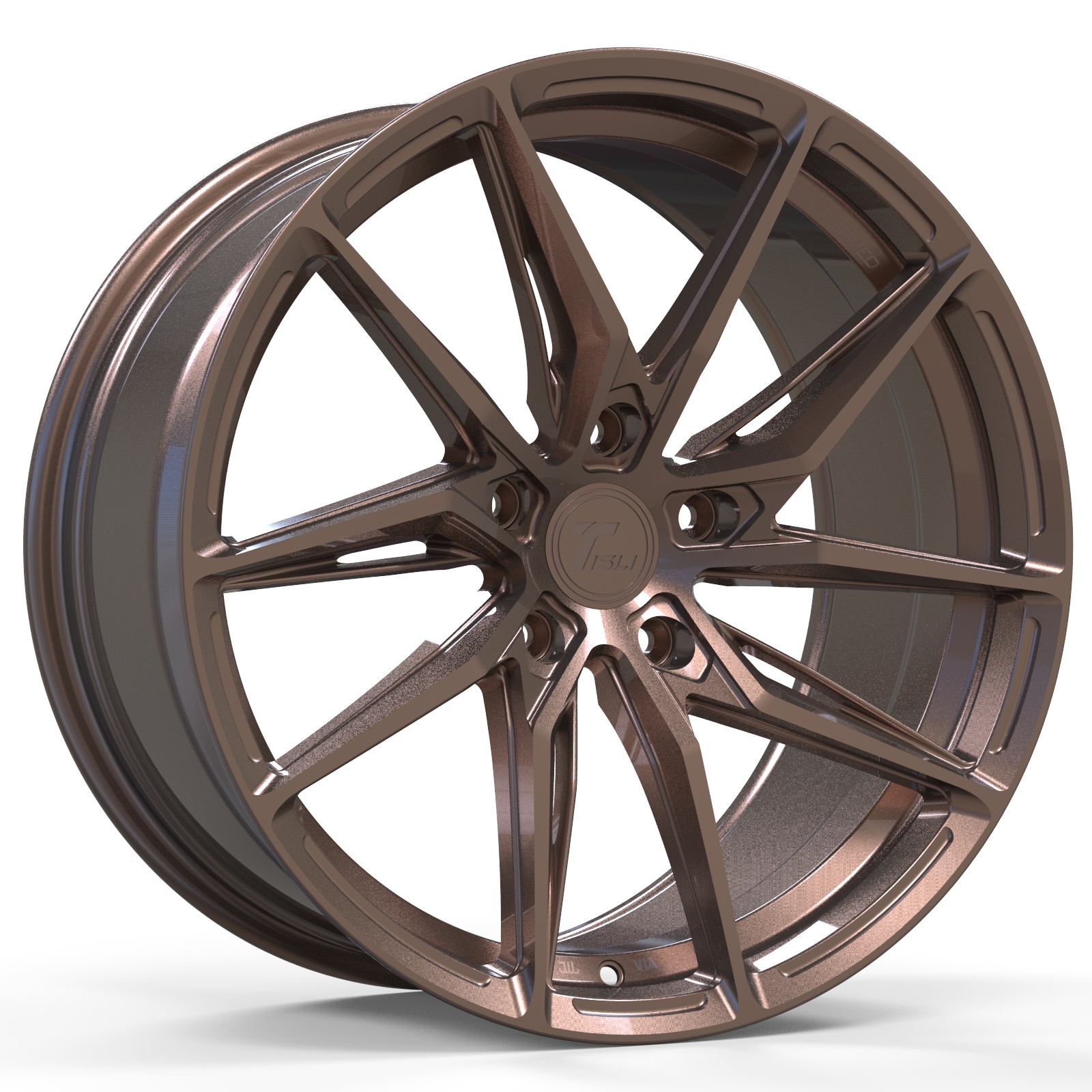 Tisli Nova 19x8.5" 5x114.3мм DIA 67.1мм ET 35мм Semi-Matte Bronze от магазина Империя шин