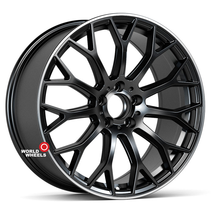 KoKo Kuture FF 268 R19 19x9" 5x112мм DIA 66.6мм ET 48мм Matt Black Lip (MBL) от магазина Империя шин