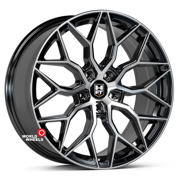 HFT 611 HFT R18 18x8" 5x114.3мм DIA 67.1мм ET 35мм Black Machined (BP) от магазина Империя шин