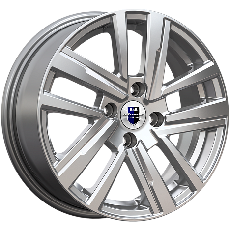 K&K KC1034-mb Хант 15x6" 4x100мм DIA 60.1мм ET 40мм алмаз чёрный / Чёрный с алмазной проточкой от магазина Империя шин