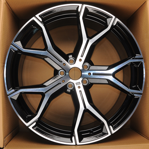 Anzoo H959D 21x9.5" 5x112мм DIA 66.6мм ET 37мм Black Machine Face