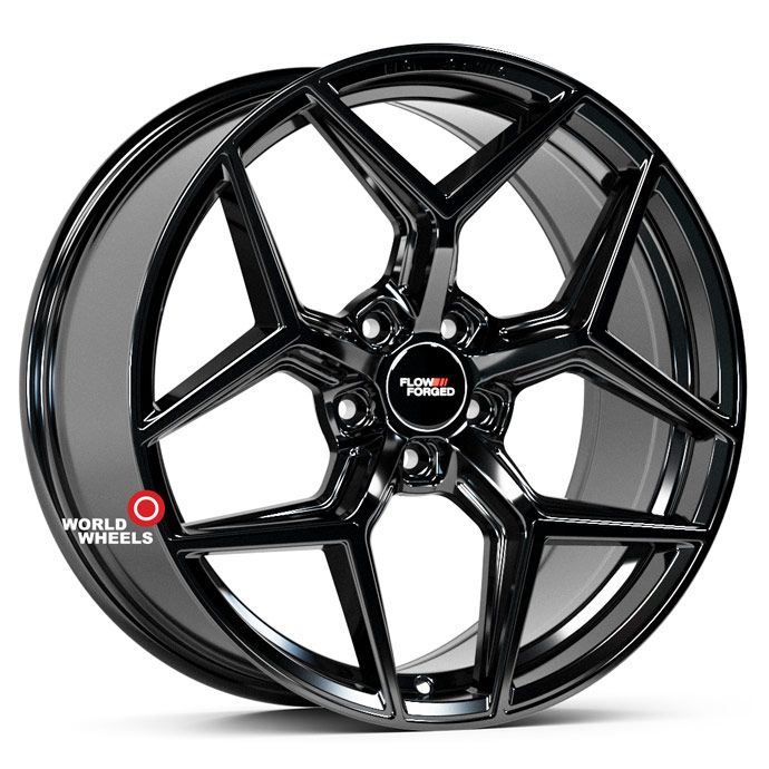 HFT FF 522 HFT R18 18x8" 5x114.3мм DIA 67.1мм ET 35мм Black (FB) от магазина Империя шин