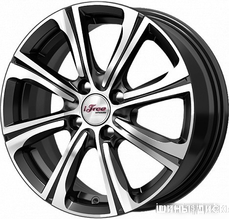 iFree Апероль (КС862) 15x6" 4x98мм DIA 58.5мм ET 35мм Блэк Джек от магазина Империя шин