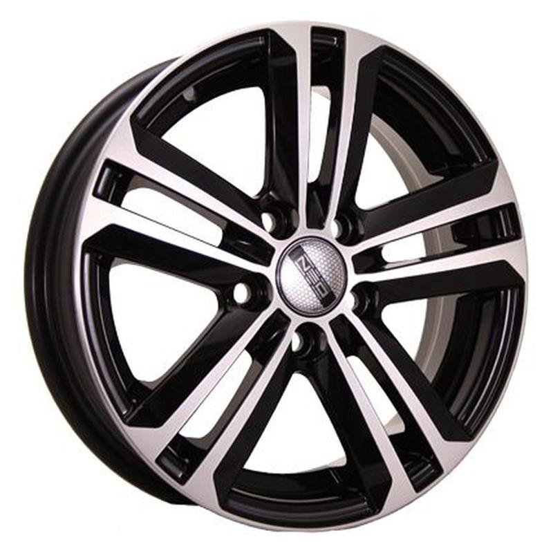 NEO 428-bd 14x5" 5x100мм DIA 57.1мм ET 35мм BD / Черный с полировкой от магазина Империя шин