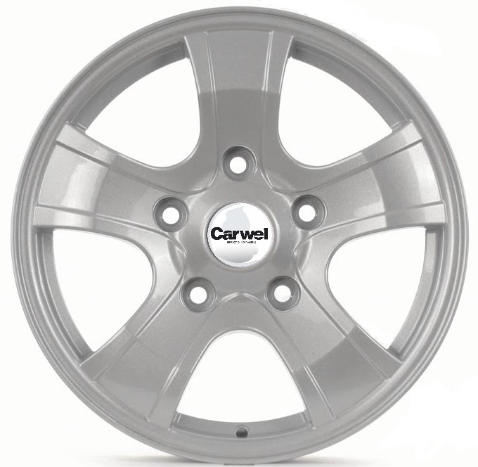 Carwel Сарпа 170 (Niva) 16x7" 5x139,7мм DIA 98мм ET 40мм SB / Насыщенный серебристый металлик от магазина Империя шин