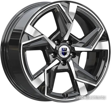 K&K Кайан 18x7.5" 5x108мм DIA 65.1мм ET 42мм Алмаз черный от магазина Империя шин