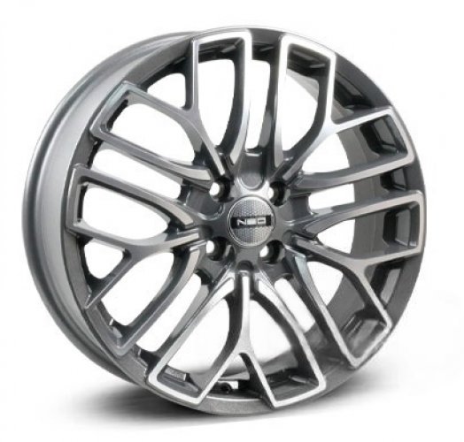 NEO 781-mg 17x6.5" 4x100мм DIA 60.1мм ET 43мм GRD / Графитовый с полировкой от магазина Империя шин