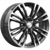 SKAD Ламар-mb (DongFeng BOX) 16x6.5" 4x108мм DIA 65.1мм ET 37.5мм алмаз / Чёрный с алмазной проточкой