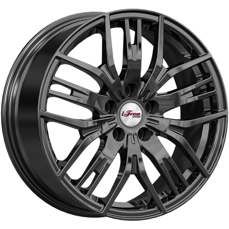 iFree KC1072-bk Аскет 17x7" 5x108мм DIA 67.1мм ET 35мм BK / Чёрный глянцевый от магазина Империя шин