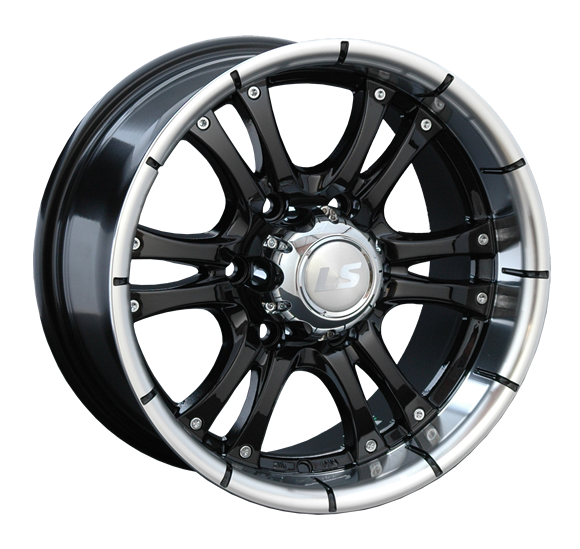 LS LS161 16x8" 6х139.7мм DIA 107.1мм ET 10мм BKL