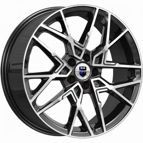 K&K KC1044-mb Вудроф 18x7" 5x108мм DIA 67.1мм ET 45мм алмаз чёрный / Чёрный с алмазной проточкой от магазина Империя шин
