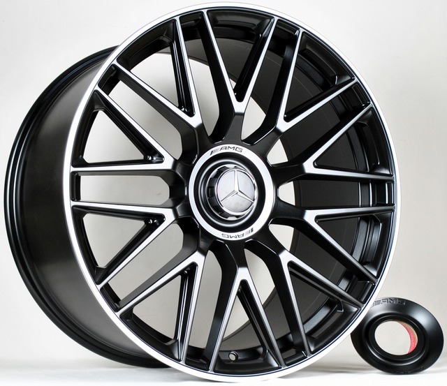ABWheels ZB-1766 (R) R22 11.5J 5x112 ET47 DIA66.45 MattBMachinedLipp