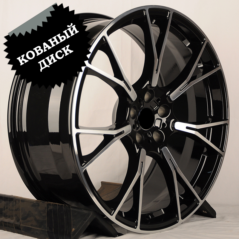 IWheel CR8823 20x8.5" 5x112мм DIA 66.56мм ET 25мм Black Machined Face перед от магазина Империя шин