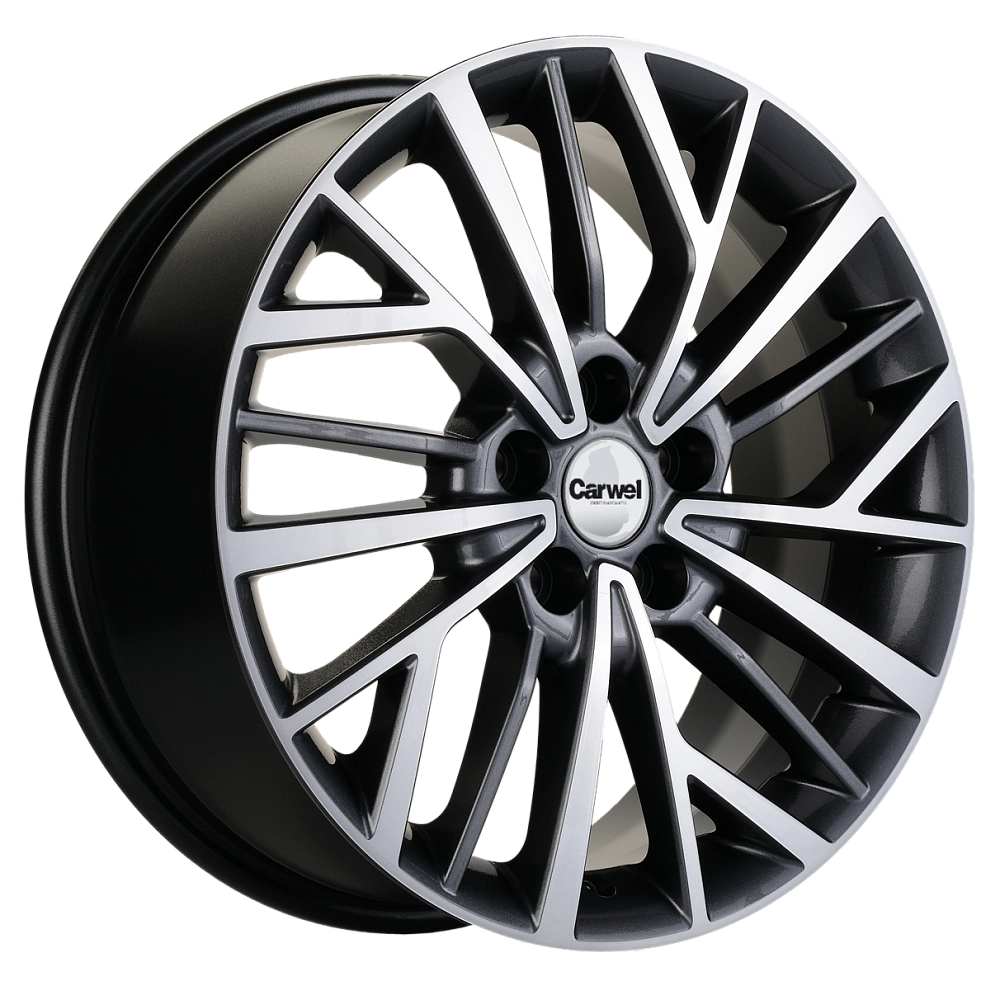 Carwel Токо 17x7" 5x114.3мм DIA 63.35мм ET 50мм BL от магазина Империя шин