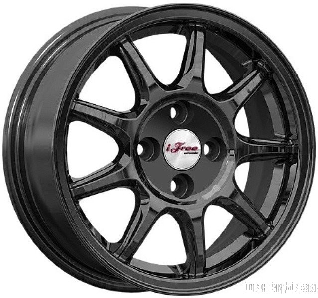 iFree Эвил (КС106) 14x5.5" 4x98мм DIA 58.5мм ET 35мм BK от магазина Империя шин