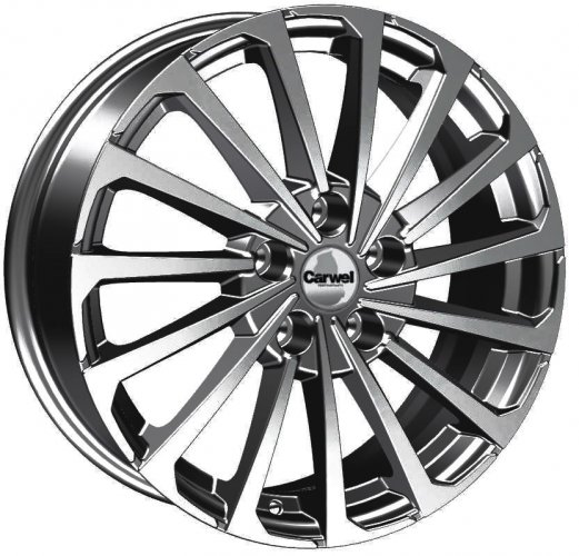 Carwel Кагра-gr 1721 (Geely Coolray) 17x6.5" 5x114,3мм DIA 54.1мм ET 45мм GRT / Графитовый от магазина Империя шин