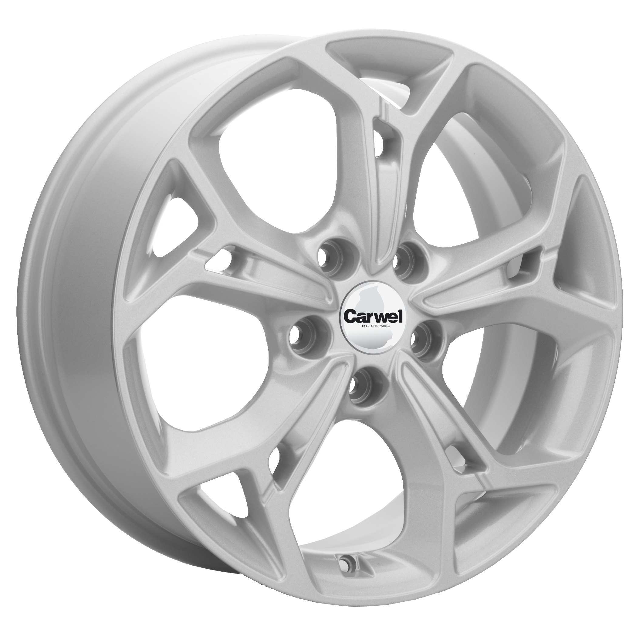 Carwel Синтур 1702 (Haval Jolion) 17x7" 5x114,3мм DIA 66,5мм ET 37мм SLT / Серебристый от магазина Империя шин