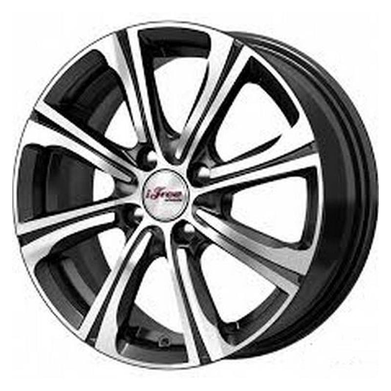 iFree KC862-mb Апероль 15x6" 5x100мм DIA 57.1мм ET 38мм Блэк Джек / Чёрный с полировкой от магазина Империя шин