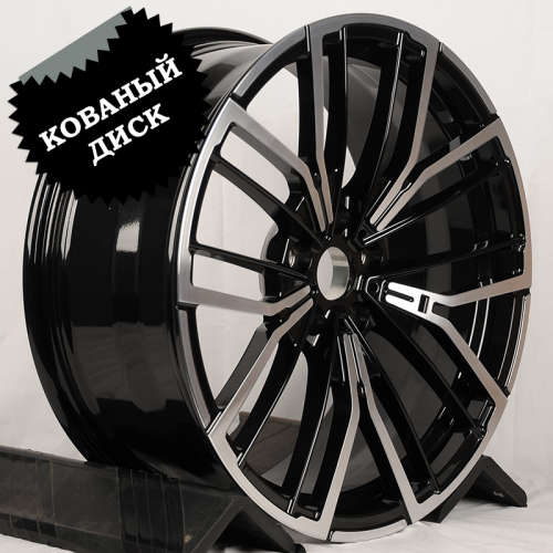 Anzoo AL0560 19x8.0" 5x112мм DIA 66.56мм ET 25мм Glossy Black Machine Face от магазина Империя шин