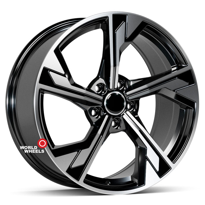 KoKo Kuture 350 OEM R18 18x8" 5x112мм DIA 66.6мм ET 35мм Black Machined (BP) от магазина Империя шин