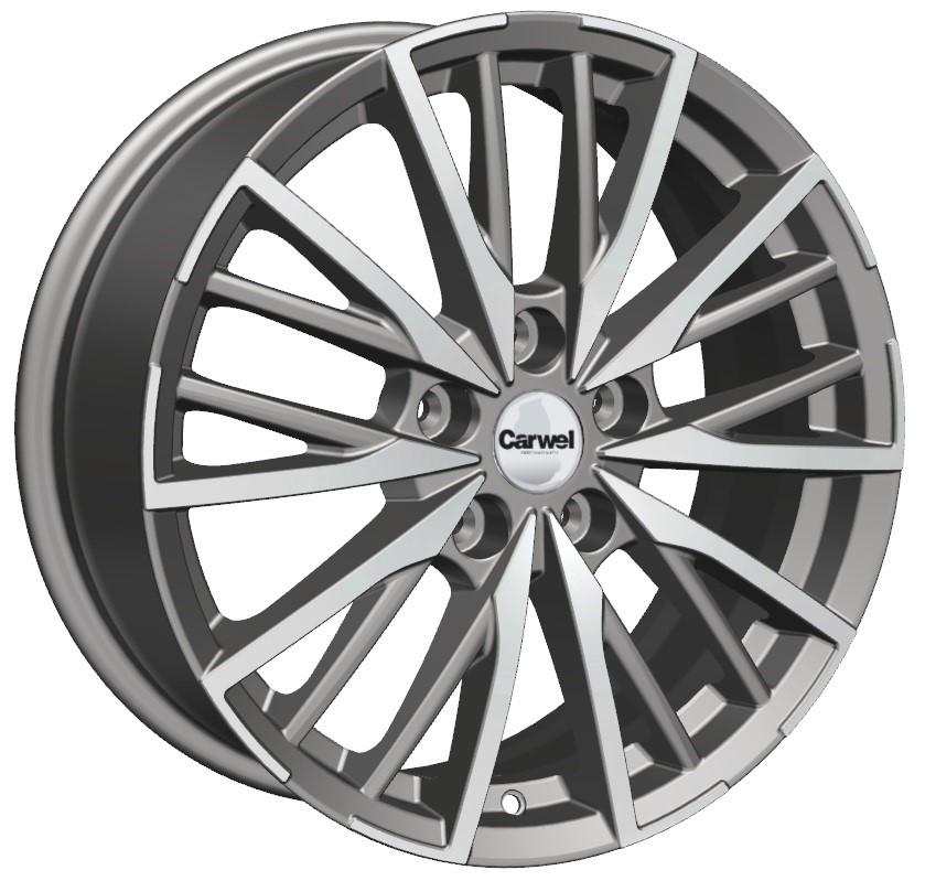 Carwel Агма-gr 1719 (Haval Jolion) 17x7" 5x114,3мм DIA 66.5мм ET 37мм GRT / Графитовый от магазина Империя шин