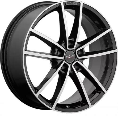 X'trike X-140-mb 19x7.5" 5x120мм DIA 64.1мм ET 41мм BK/FP / Чёрный с алмазной проточкой