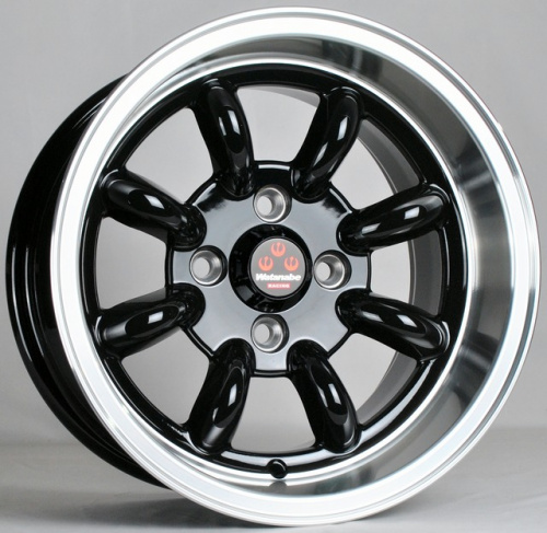 ABWheels ANZ-8136 R13 7J 4x98 ET-7 DIA58.45 Black ML