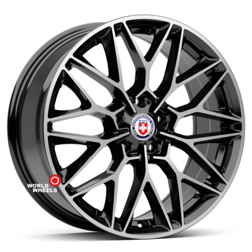 HFT 520 HRE R18 18x8" 5x108мм DIA 63.4мм ET 40мм Black Machined (BP)