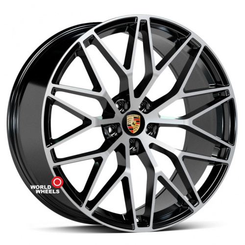 KoKo Kuture 850 OEM FF R21 21x9.5" 5x112мм DIA 66.6мм ET 26мм Black Machined (BP)