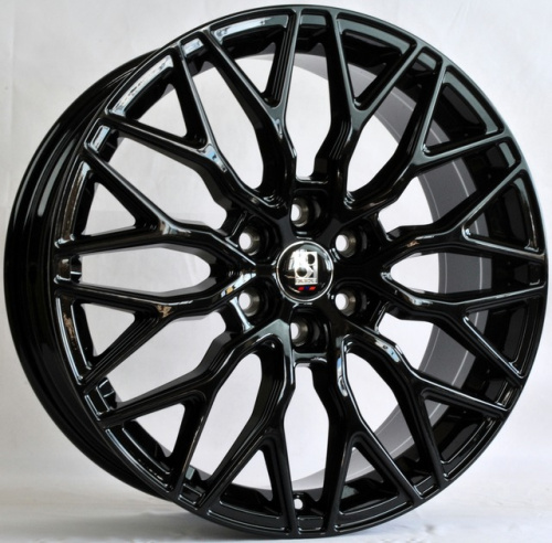 ABWheels TS-0412 R19 8J 6x120 ET50 DIA74.6 GLOSS BLACK (FORD TRANSIT CUSTOM)