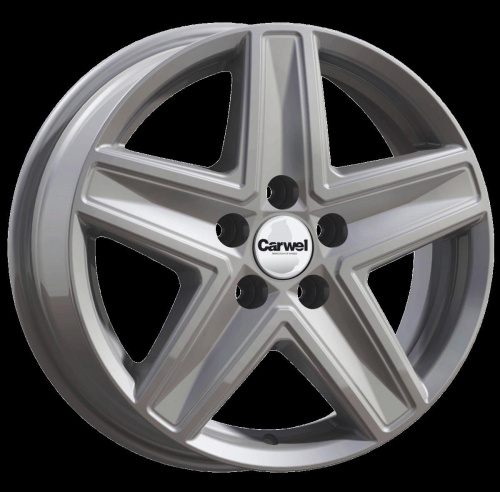 Carwel Витим 237 16x6.5" 5x130мм DIA 89.1мм ET 50мм SB / Насыщенный серебристый металлик