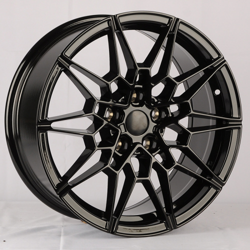 Powcan Y1027 19x8.0" 5x112мм DIA 66.6мм ET 27мм Gloss Black передняя