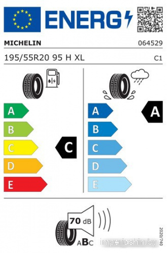 Michelin Primacy 4+ 195/55R20 95H фото 1