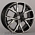 KoKo Kuture FF156 19x8.5" 5x112мм DIA 66.45мм ET 30мм Gloss Black+Maching Face от магазина Империя шин