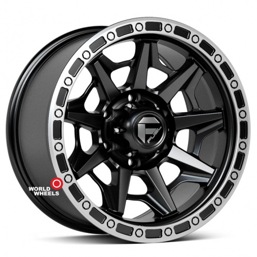 HFT HX 996 R17 - OFF ROAD 17x9" 6x139.7мм DIA 106.1мм ET 0 (нулевой)мм Matt Black Lip (MBL)