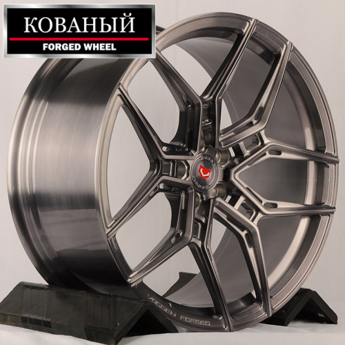 KOKO Kuture YC8272 21x10.0" 5x112мм DIA 66.56мм ET 32мм Brushed Grey (передняя ось)