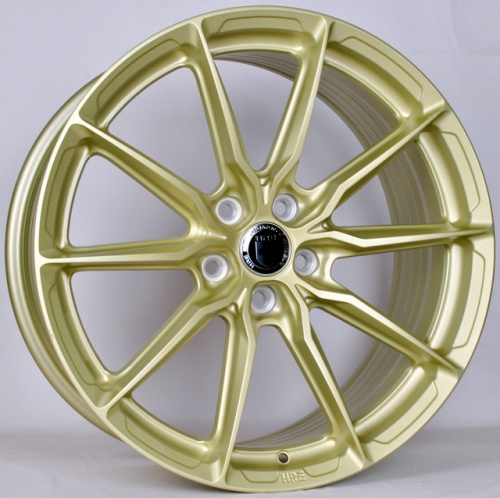 ABWheels ANZ-0300 R19 8.5J 5x112 ET35 DIA66.45 Matt LIME GOLD