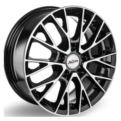 X'trike X-135mb 16x6.5" 5x110мм DIA 65.1мм ET 37мм BK/FP / Чёрный с алмазной проточкой