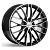 X'trike X-130-mb 18x7.5" 5x114,3мм DIA 54.1мм ET 50мм BK/FP / Чёрный с алмазной проточкой от магазина Империя шин