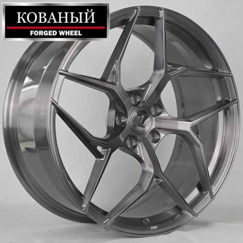 KoKo Kuture YC7676 20x10.0" 5x112мм DIA 66.6мм ET 40мм Brushed Grey зад
