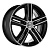 X'trike X-123-mb 16x6.5" 5x139,7мм DIA 98.5мм ET 40мм BK/FP / Чёрный с алмазной проточкой от магазина Империя шин