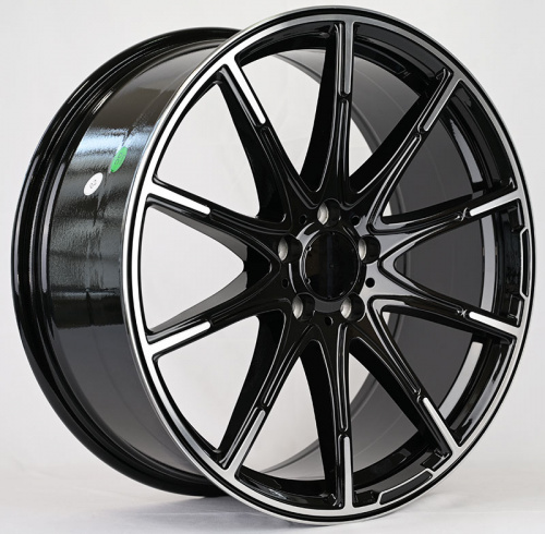 KoKo Kuture 1117 20x9.5" 5x112мм DIA 66.6мм ET 35мм Gloss Black with Polish (задняя ось)