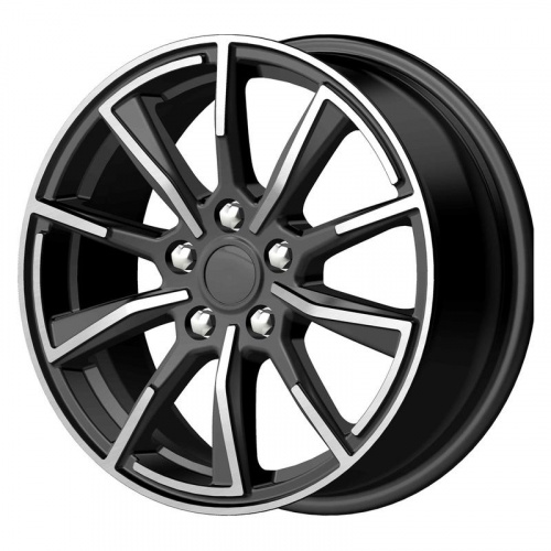 Carwel Лабаз-ab 16x6.5" 5x112мм DIA 57.1мм ET 40мм AB / Черный с алмазной проточкой