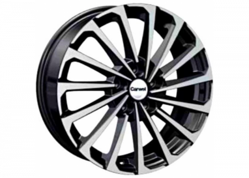 Carwel Кагра-ab 1721 (Haval F7x) 17x6.5" 5x114,3мм DIA 64.1мм ET 40мм ABT / Черный с полировкой