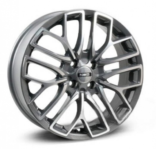 NEO 781-mg 17x6.5" 4x100мм DIA 60.1мм ET 43мм GRD / Графитовый с полировкой