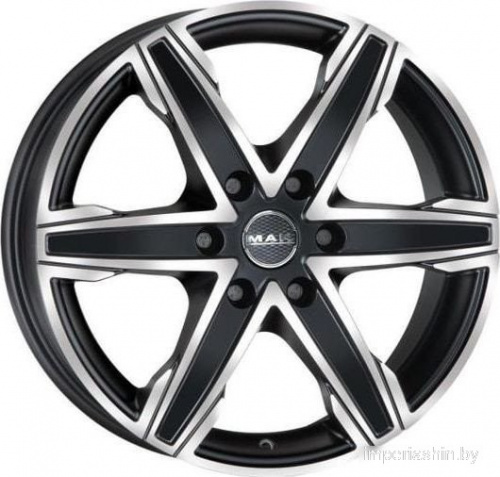 MAK King 6 16x6.5" 6x130мм DIA 84.1мм ET 54мм Ice Black