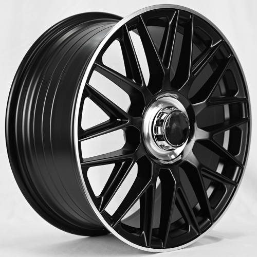 KoKo Kuture YF1118 18x8.0" 5x112мм DIA 66.6мм ET 45мм Matt Black Machined Lip круговой