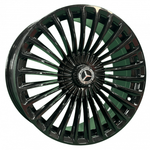 19" 5*112 8,5 ET40 66.6 PW-198(F) Black Flow Forming