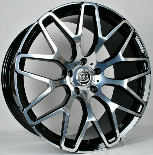 ABWheels TS-8139 R22 10J 5x130 ET30 DIA84 Black Hand Polish (ковка)